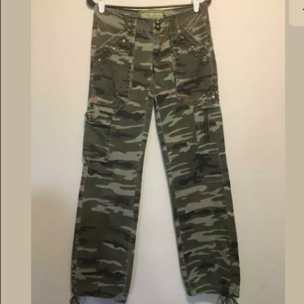 Vintage Miss Camo Cargo Camo Pants Joggers Small